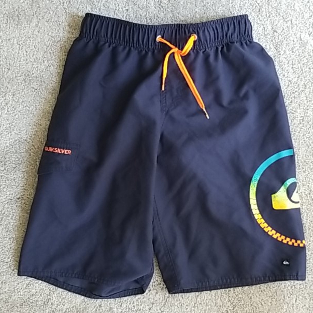 Boys Quiksilver Swim Shorts.-M (10)